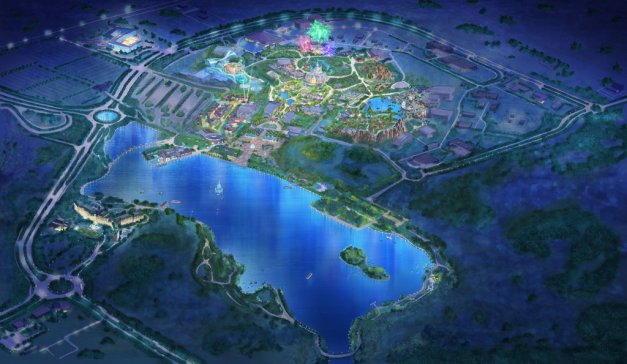 Aerial-View-Shanghai-Disney-Resort