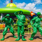 Disney Welcomes Female Performers For The Green Army Patrol At Toy Story Land